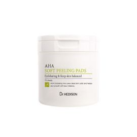 Dr.HEDISON AHA Soft Peeling Pads 70 Pads K-Beauty Daily Exfoliating Pad Pore Clarifying Dead Skin Cell Care Toner Pad _ Made in Korea